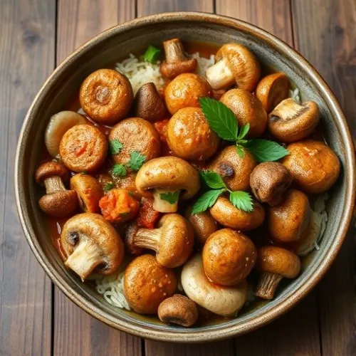 mushroom masala